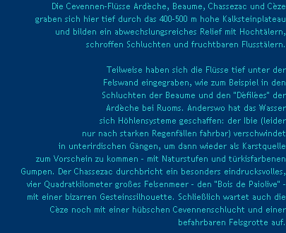 Die Cevennen-Flsse...